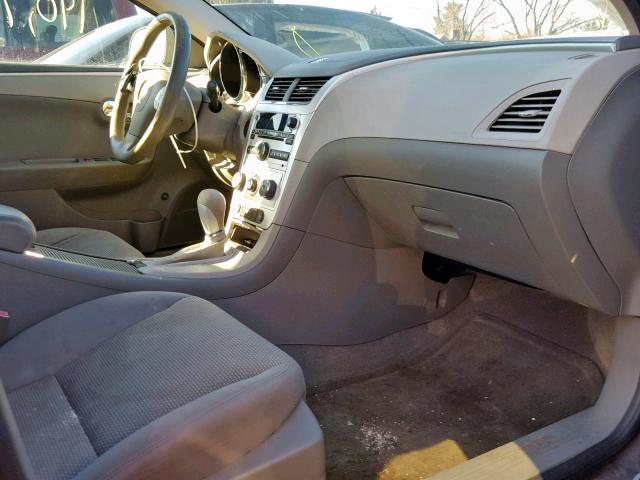 1G1ZB5EB6A4126911 - 2010 CHEVROLET MALIBU LS CHARCOAL photo 5