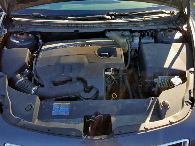 1G1ZB5EB6A4126911 - 2010 CHEVROLET MALIBU LS CHARCOAL photo 7