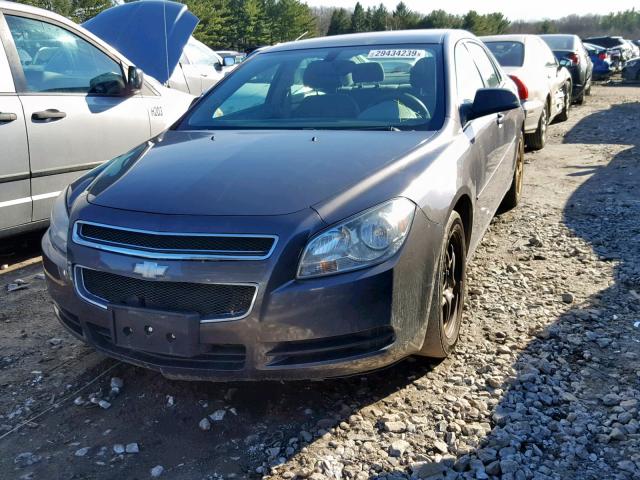 1G1ZB5EB6A4126911 - 2010 CHEVROLET MALIBU LS CHARCOAL photo 9