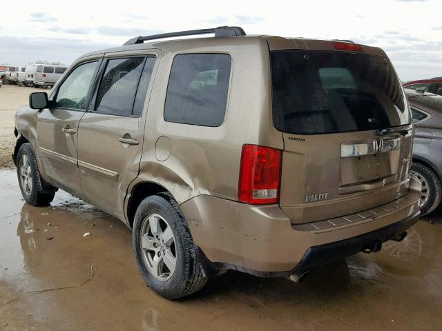 5FNYF4H79BB019421 - 2011 HONDA PILOT EXLN SILVER photo 3