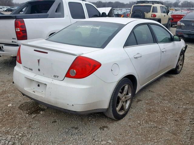 1G2ZH57NX94123054 - 2009 PONTIAC G6 GT WHITE photo 4