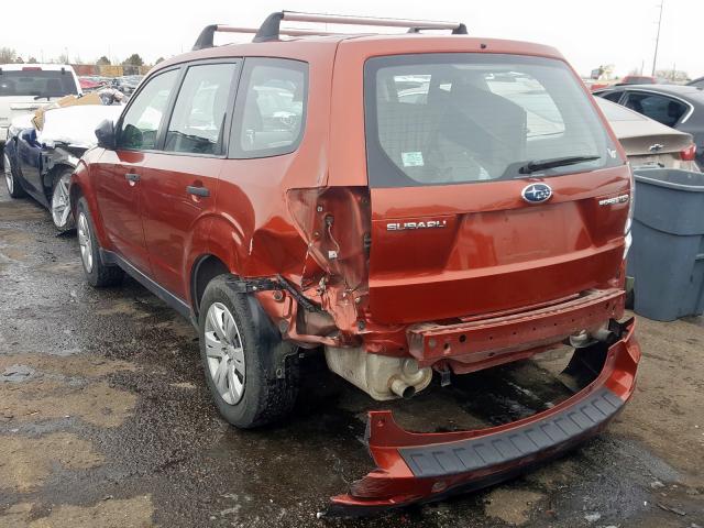 JF2SH6AC3AG703390 - 2010 SUBARU FORESTER 2.5X  photo 3