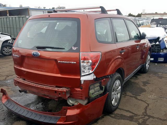 JF2SH6AC3AG703390 - 2010 SUBARU FORESTER 2.5X  photo 4