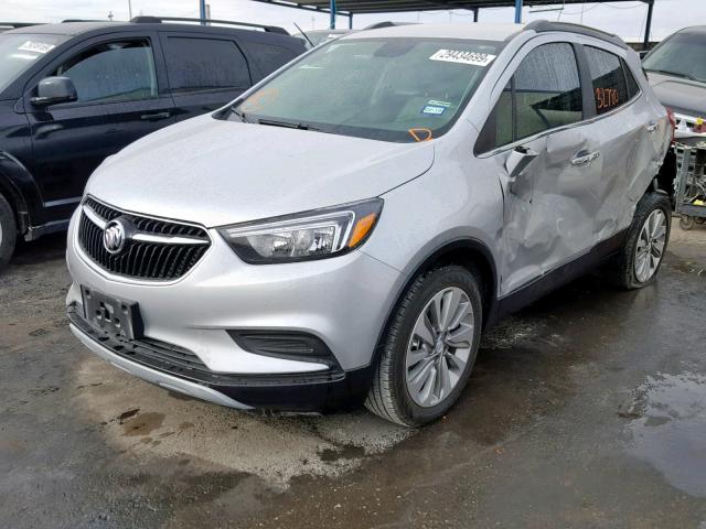 KL4CJASB6HB098475 - 2017 BUICK ENCORE PRE SILVER photo 2