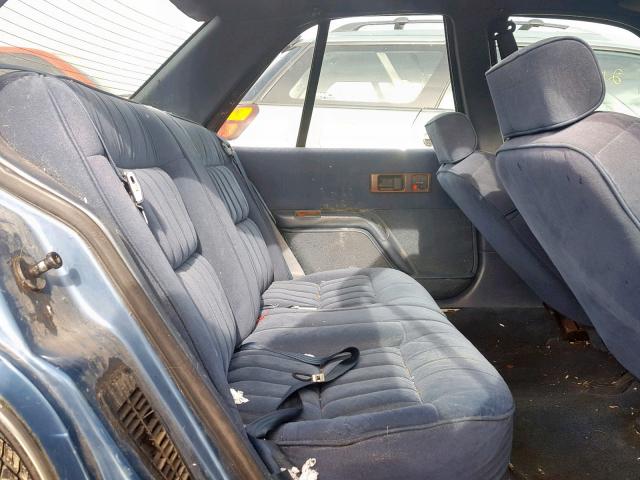 2G1WL54T5L9155228 - 1990 CHEVROLET LUMINA BLUE photo 6