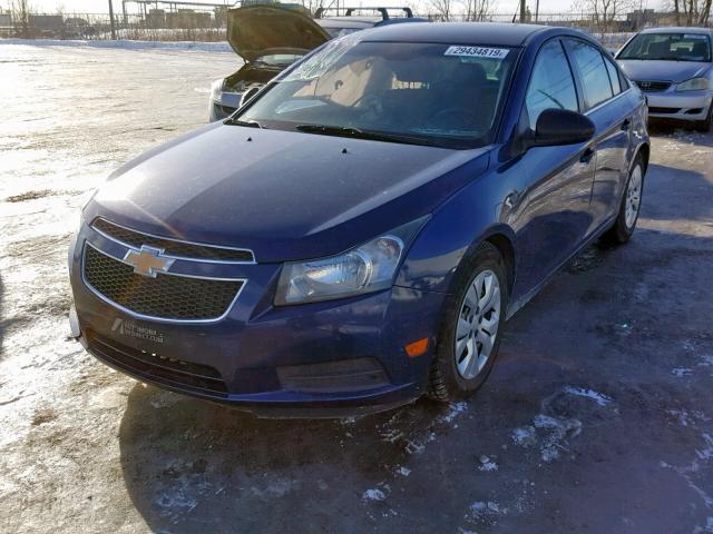 1G1PC5SHXC7348611 - 2012 CHEVROLET CRUZE LS BLUE photo 2