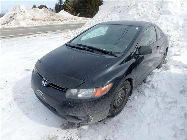 2HGFG11217H009762 - 2007 HONDA CIVIC DX BLACK photo 2