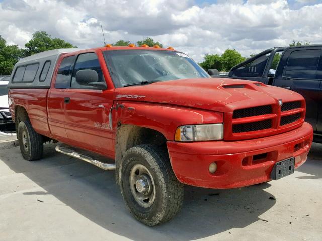 3B7KF2364XG191026 - 1999 DODGE RAM 2500 RED photo 1