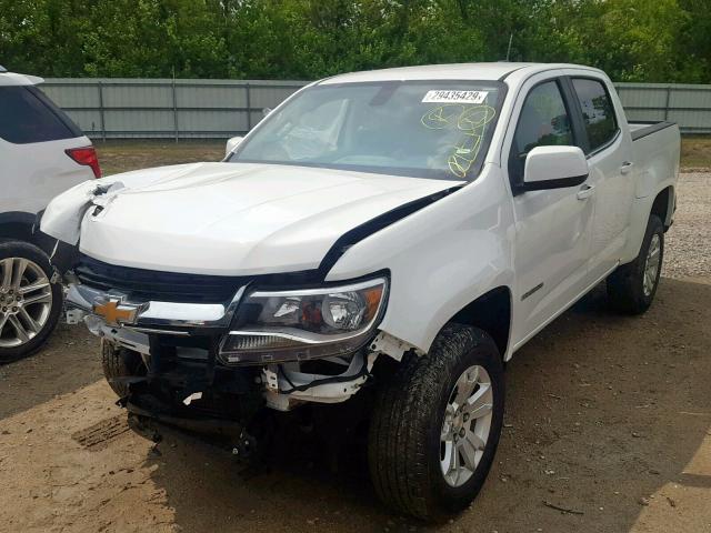1GCGSCENXK1116706 - 2019 CHEVROLET COLORADO L WHITE photo 2