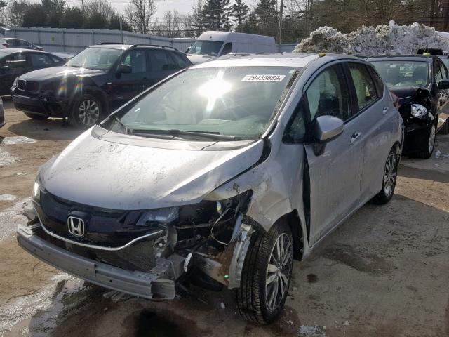 JHMGK5H71GX000872 - 2016 HONDA FIT EX SILVER photo 2