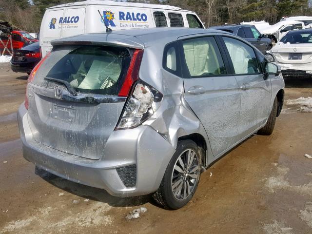 JHMGK5H71GX000872 - 2016 HONDA FIT EX SILVER photo 4