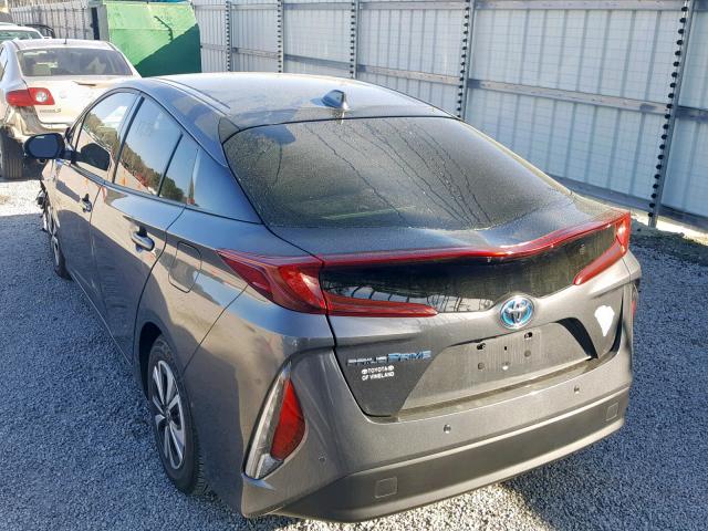 JTDKARFP9H3038335 - 2017 TOYOTA PRIUS PRIM 灰色 照片 3