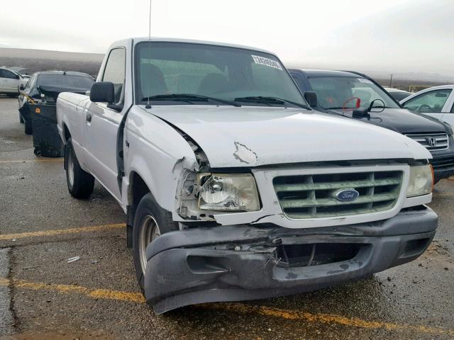 1FTYR10U92PB54394 - 2002 FORD RANGER WHITE photo 1