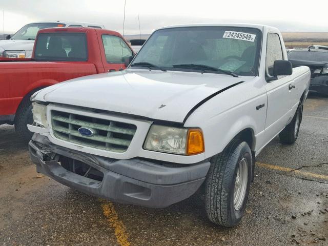 1FTYR10U92PB54394 - 2002 FORD RANGER WHITE photo 2