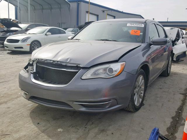 1C3CCBBGXDN703290 - 2013 CHRYSLER 200 TOURIN GRAY photo 2