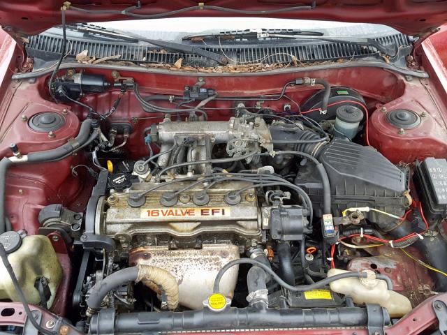 1Y1SK5460NZ005650 - 1992 GEO PRIZM BASE كستنائي صورة 7