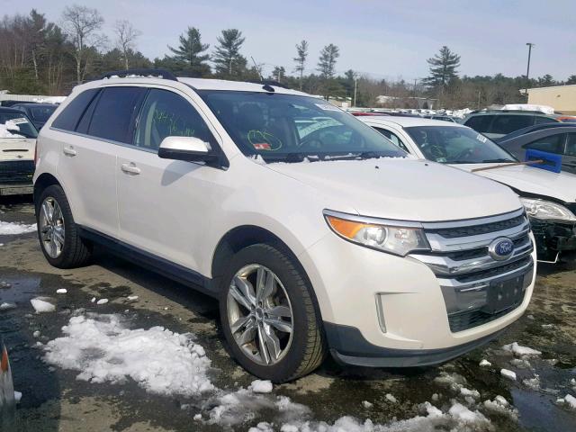 2FMDK4KC0DBA60063 - 2013 FORD EDGE LIMIT WHITE photo 1