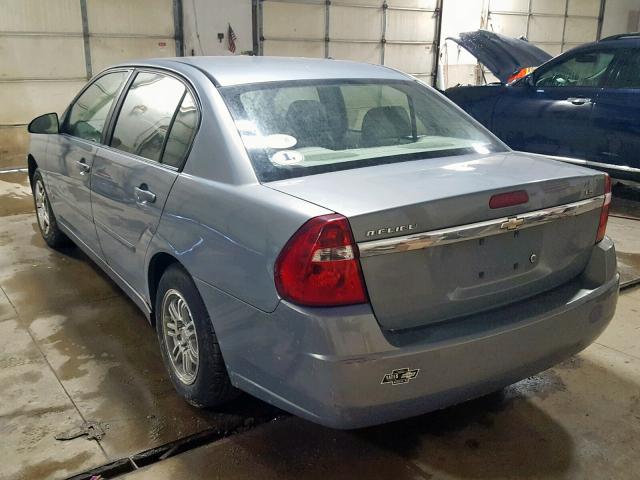 1G1ZS58F57F112199 - 2007 CHEVROLET MALIBU LS BLUE photo 3
