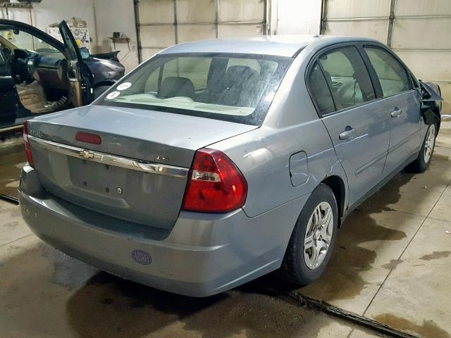 1G1ZS58F57F112199 - 2007 CHEVROLET MALIBU LS BLUE photo 4