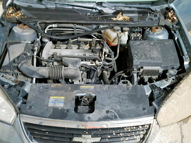 1G1ZS58F57F112199 - 2007 CHEVROLET MALIBU LS BLUE photo 7