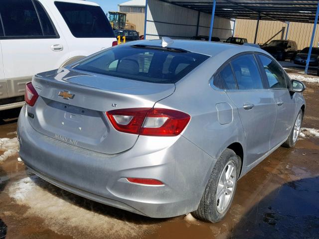 1G1BE5SM3J7241608 - 2018 CHEVROLET CRUZE LT SILVER photo 4