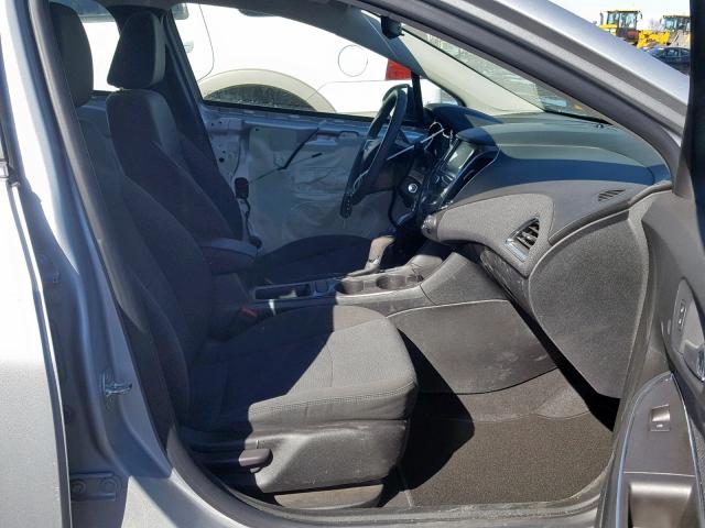 1G1BE5SM3J7241608 - 2018 CHEVROLET CRUZE LT SILVER photo 5