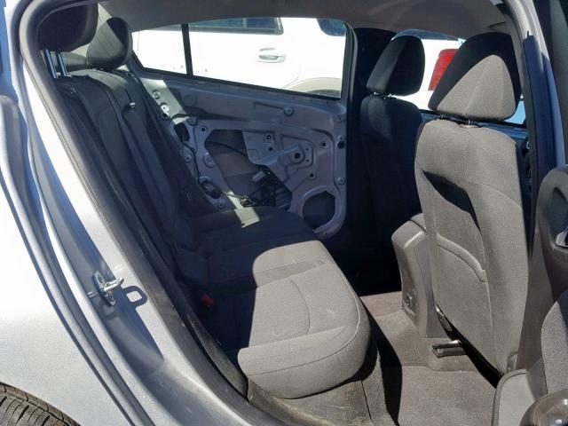 1G1BE5SM3J7241608 - 2018 CHEVROLET CRUZE LT SILVER photo 6