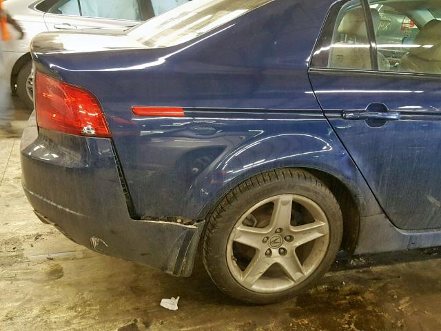 19UUA66286A021127 - 2006 ACURA 3.2TL BLUE photo 9