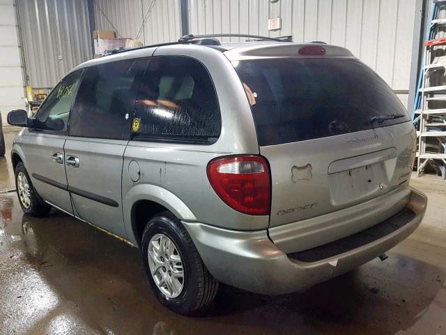 1D4GP45373B165446 - 2003 DODGE CARAVAN SP SILVER photo 3