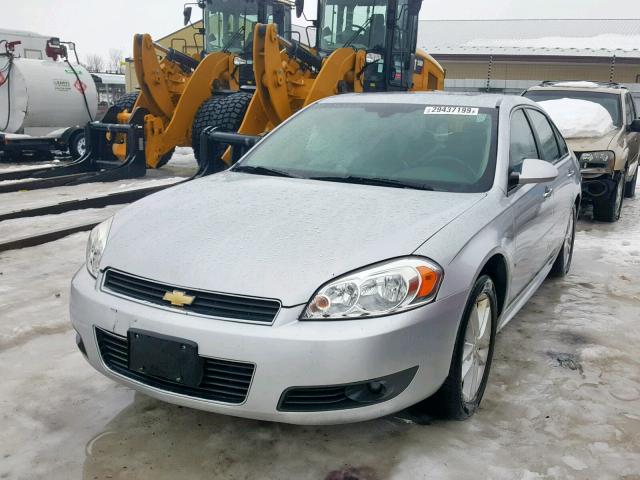 2G1WC5EM9A1222738 - 2010 CHEVROLET IMPALA LTZ SILVER photo 2