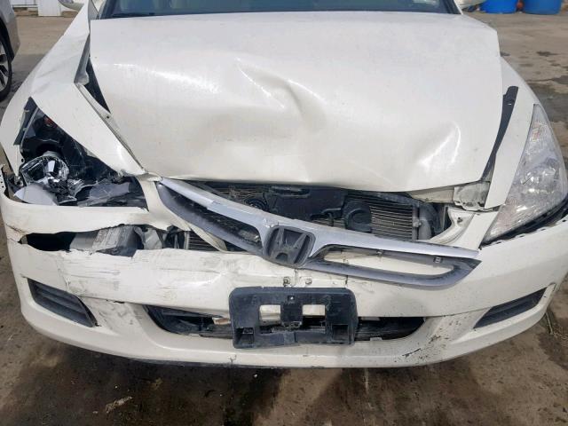 JHMCN36487C002872 - 2007 HONDA ACCORD HYB WHITE photo 7