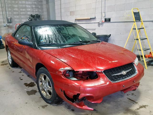 3C3EL55H5YT268182 - 2000 CHRYSLER SEBRING JX RED photo 1