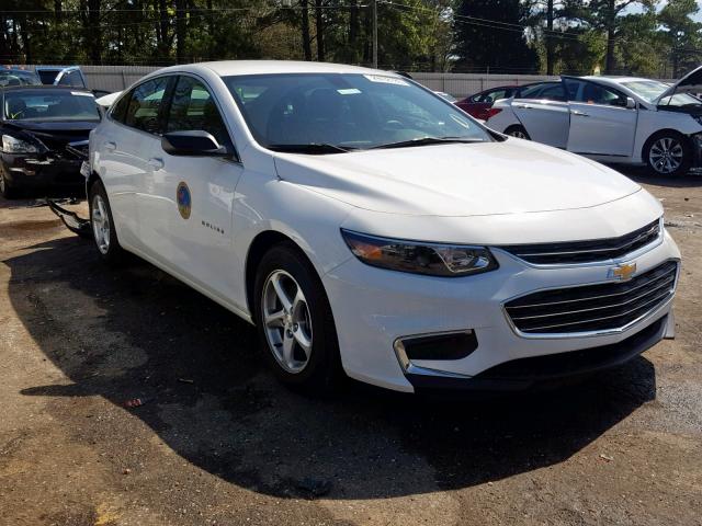 1G1ZC5ST5JF284543 - 2018 CHEVROLET MALIBU LS WHITE photo 1