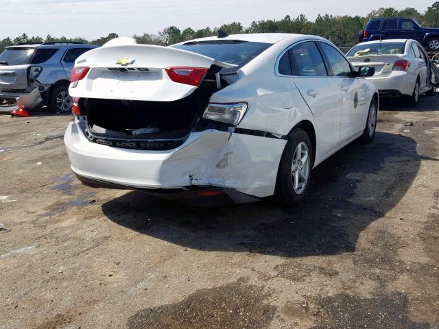 1G1ZC5ST5JF284543 - 2018 CHEVROLET MALIBU LS WHITE photo 4