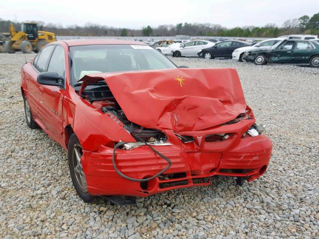 1G2NF52E61M542342 - 2001 PONTIAC GRAND AM S RED photo 1