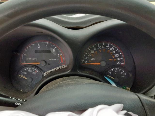 1G2NF52E61M542342 - 2001 PONTIAC GRAND AM S RED photo 8