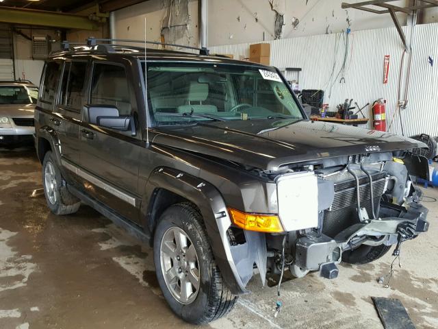 1J8HG58286C346542 - 2006 JEEP COMMANDER BLACK photo 1