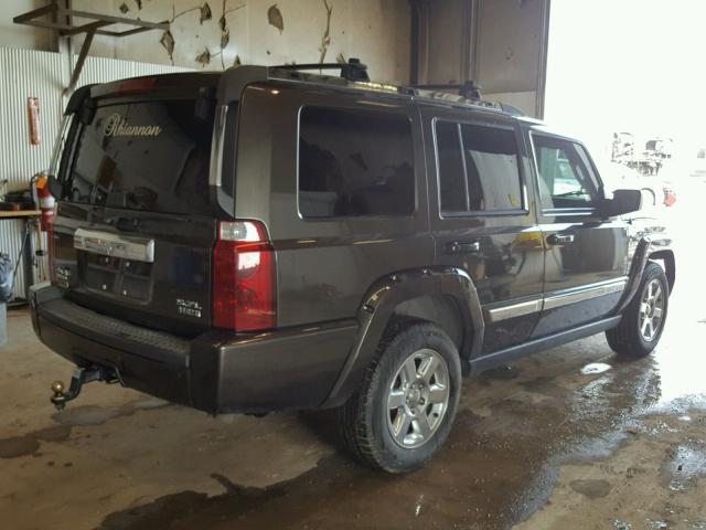 1J8HG58286C346542 - 2006 JEEP COMMANDER BLACK photo 4