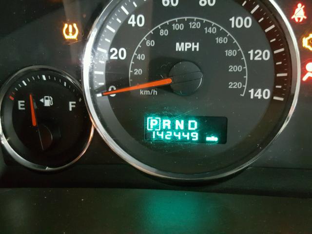 1J8HG58286C346542 - 2006 JEEP COMMANDER BLACK photo 8