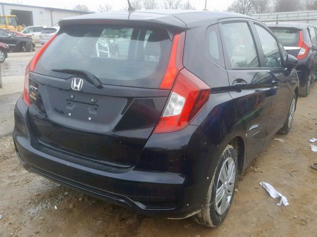 3HGGK5H46JM703972 - 2018 HONDA FIT LX BLACK photo 4