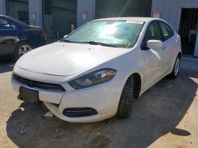 1C3CDFBBXFD308981 - 2015 DODGE DART SXT WHITE photo 2