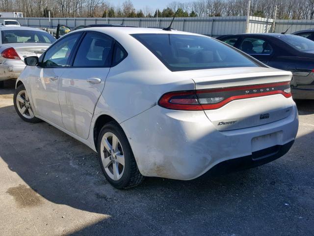 1C3CDFBBXFD308981 - 2015 DODGE DART SXT WHITE photo 3