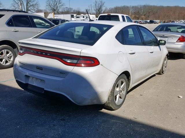 1C3CDFBBXFD308981 - 2015 DODGE DART SXT WHITE photo 4