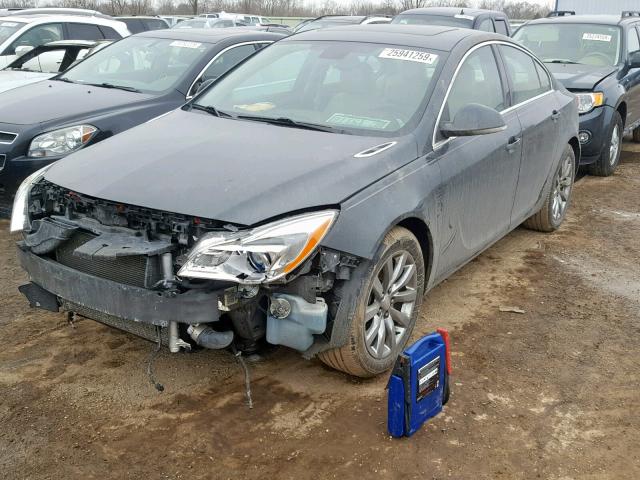 2G4G35EX7G9196118 - 2016 BUICK REGAL SPOR GRAY photo 2