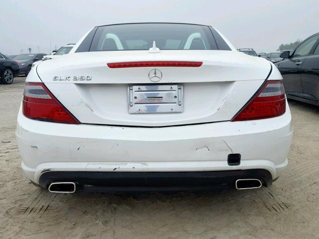 WDDPK5HA3FF111916 - 2015 MERCEDES-BENZ SLK 350 WHITE photo 6