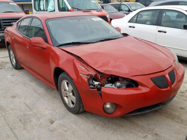 2G2WP552381104273 - 2008 PONTIAC GRAND PRIX RED photo 1
