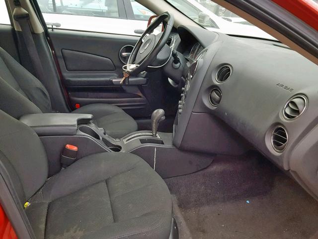 2G2WP552381104273 - 2008 PONTIAC GRAND PRIX RED photo 5