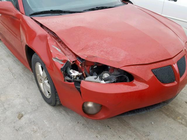 2G2WP552381104273 - 2008 PONTIAC GRAND PRIX RED photo 9