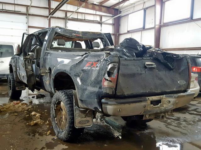 1FTWW31P47EA64786 - 2007 FORD F350 SRW S BLACK photo 3