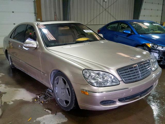 WDBNG76J33A322302 - 2003 MERCEDES-BENZ S 600 GOLD photo 1
